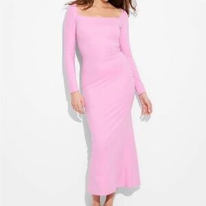 Wild Fable Long Sleeve Butter Bliss Maxi BodyCon Dress Size L